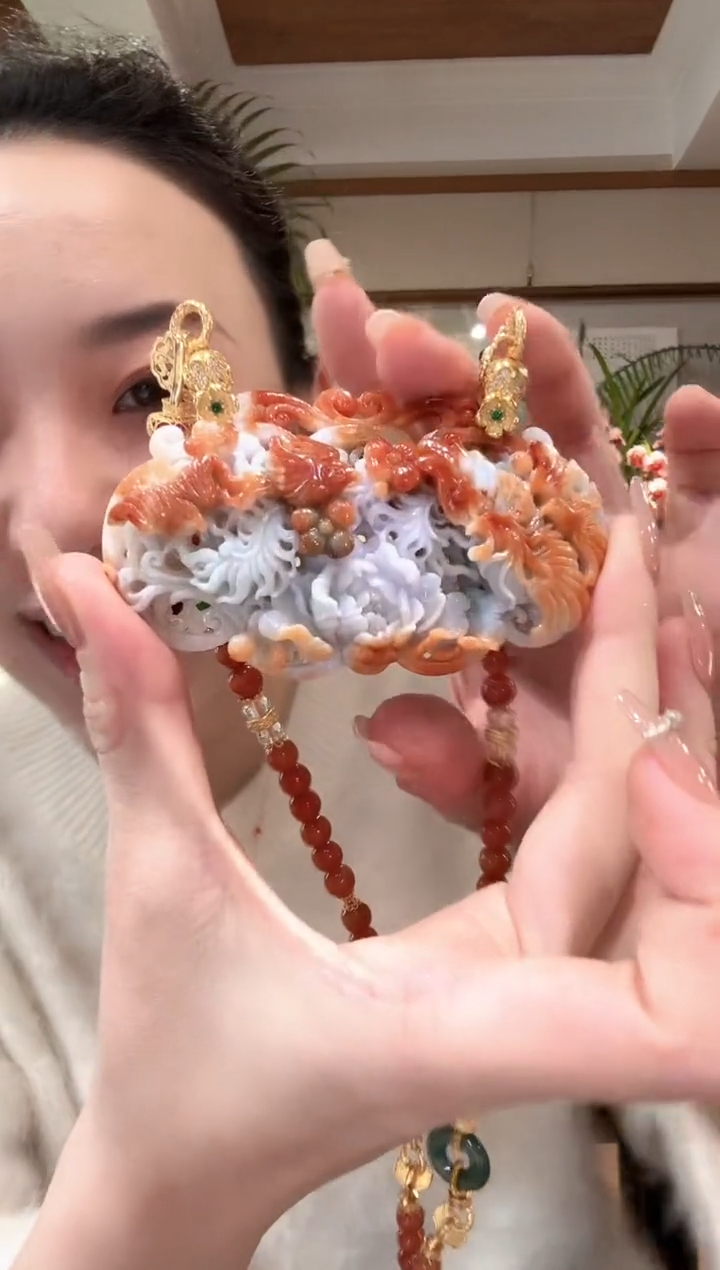 【闪购商品】翡翠颈饰未镶嵌国风