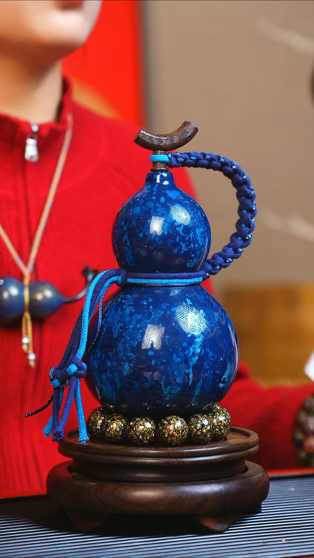 【闪购商品】JP037大师姐臻选非遗大漆酒葫芦