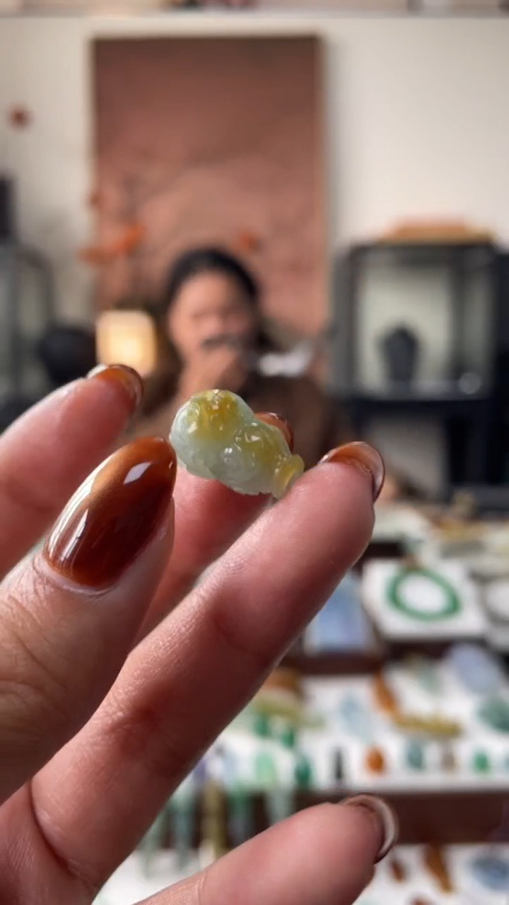 【闪购商品】定制翡翠未镶嵌仿古回纹葫芦