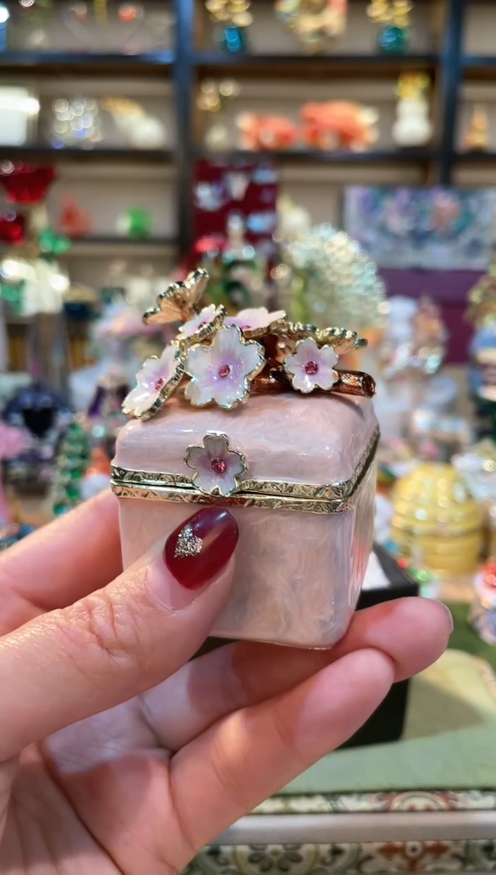 【闪购商品】珐琅彩精致首饰盒