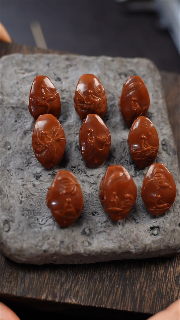 手串/手链橄榄核九林核雕文玩作品