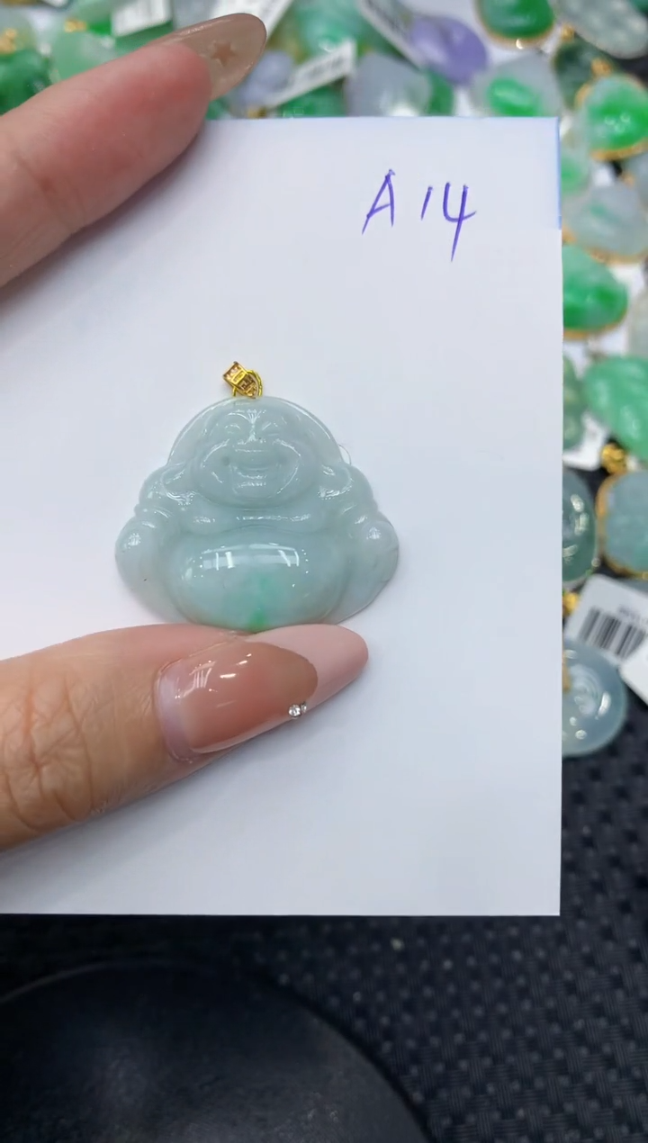 【闪购商品】翡翠颈饰18K金镶嵌111111111