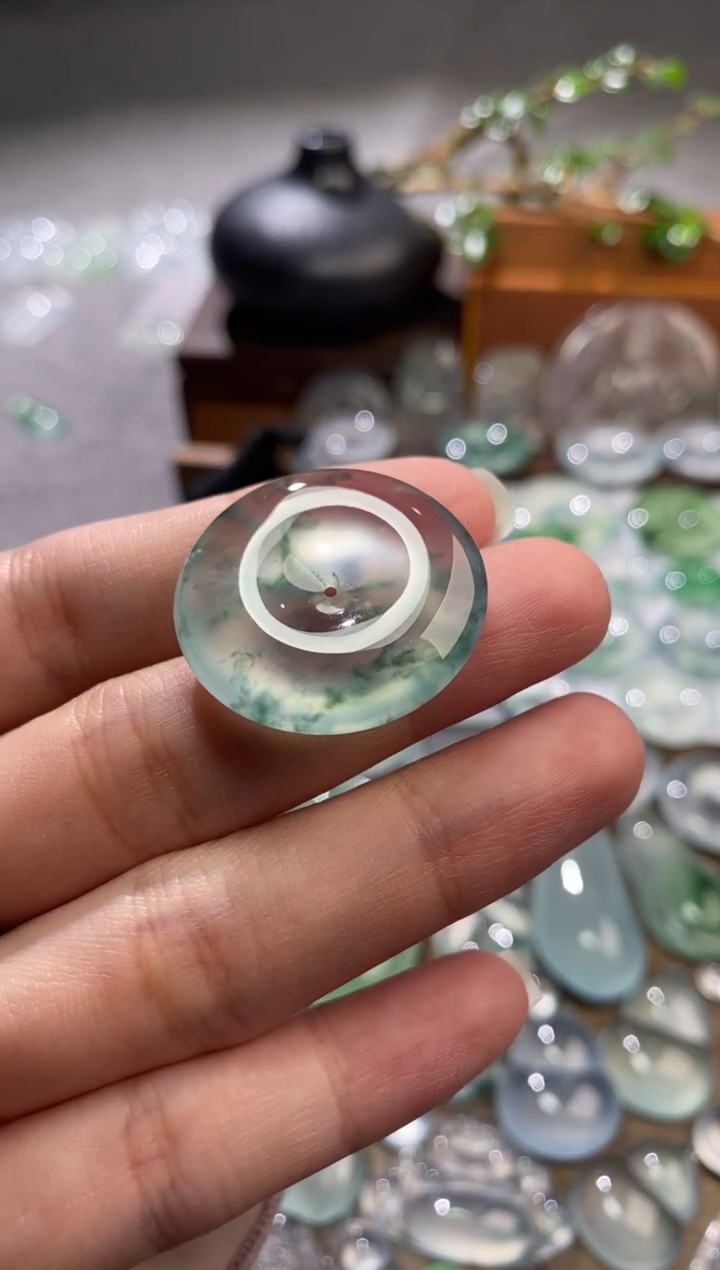 吊坠(不含链)未镶嵌翡翠扣子