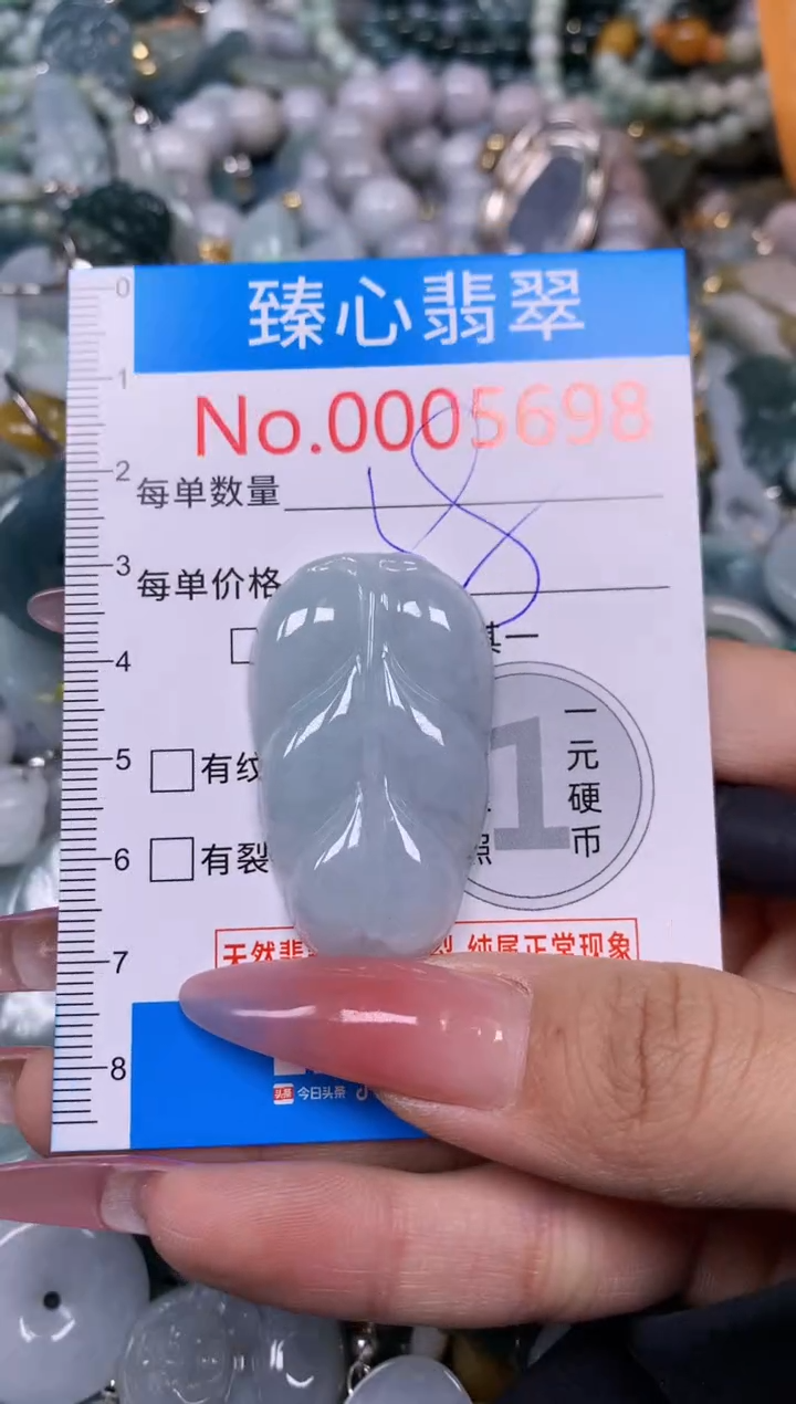 【闪购商品】翡翠颈饰未镶嵌含绳0005698