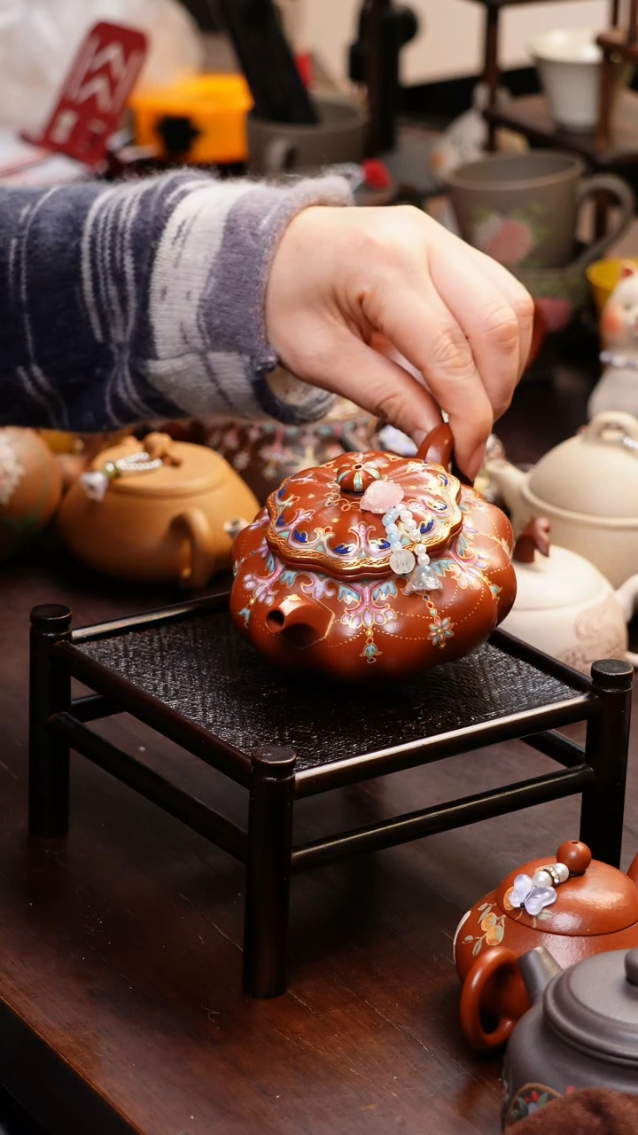 【闪购商品】原矿手工紫砂壶朱泥