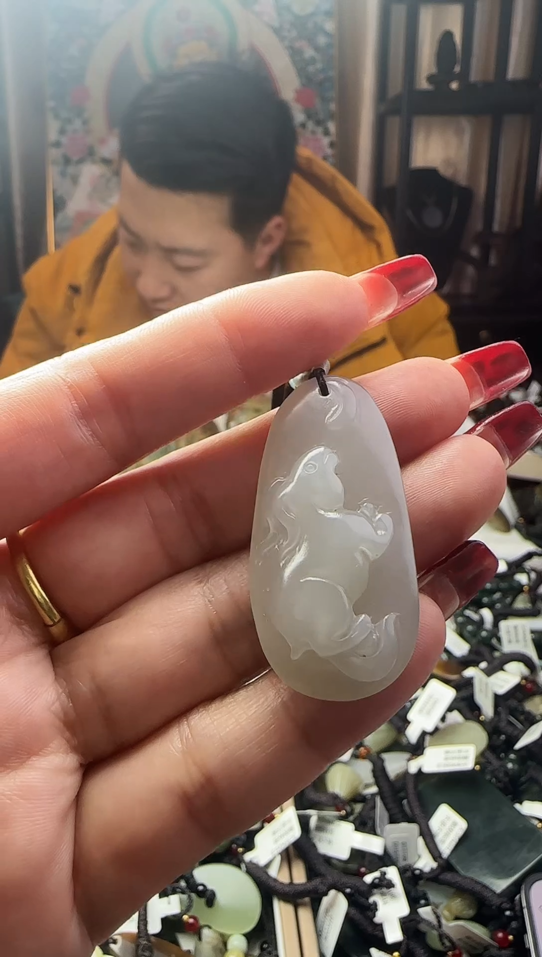 颈饰未镶嵌和田玉036