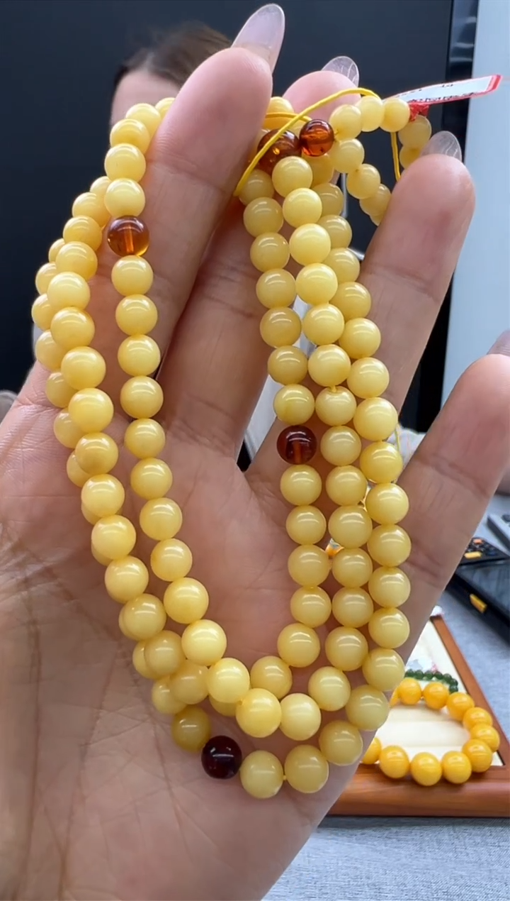 【闪购商品】琥珀颈饰未镶嵌610秒拍号