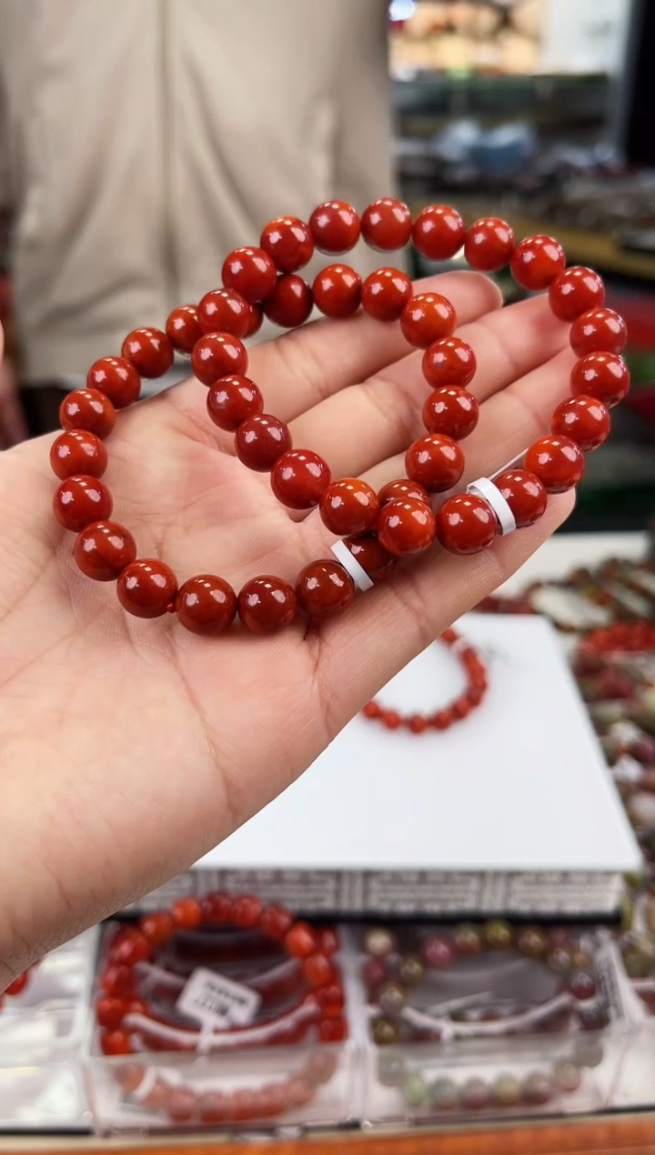 【闪购商品】南红玛瑙瓦西手串9+未镶嵌（多样式发其一）