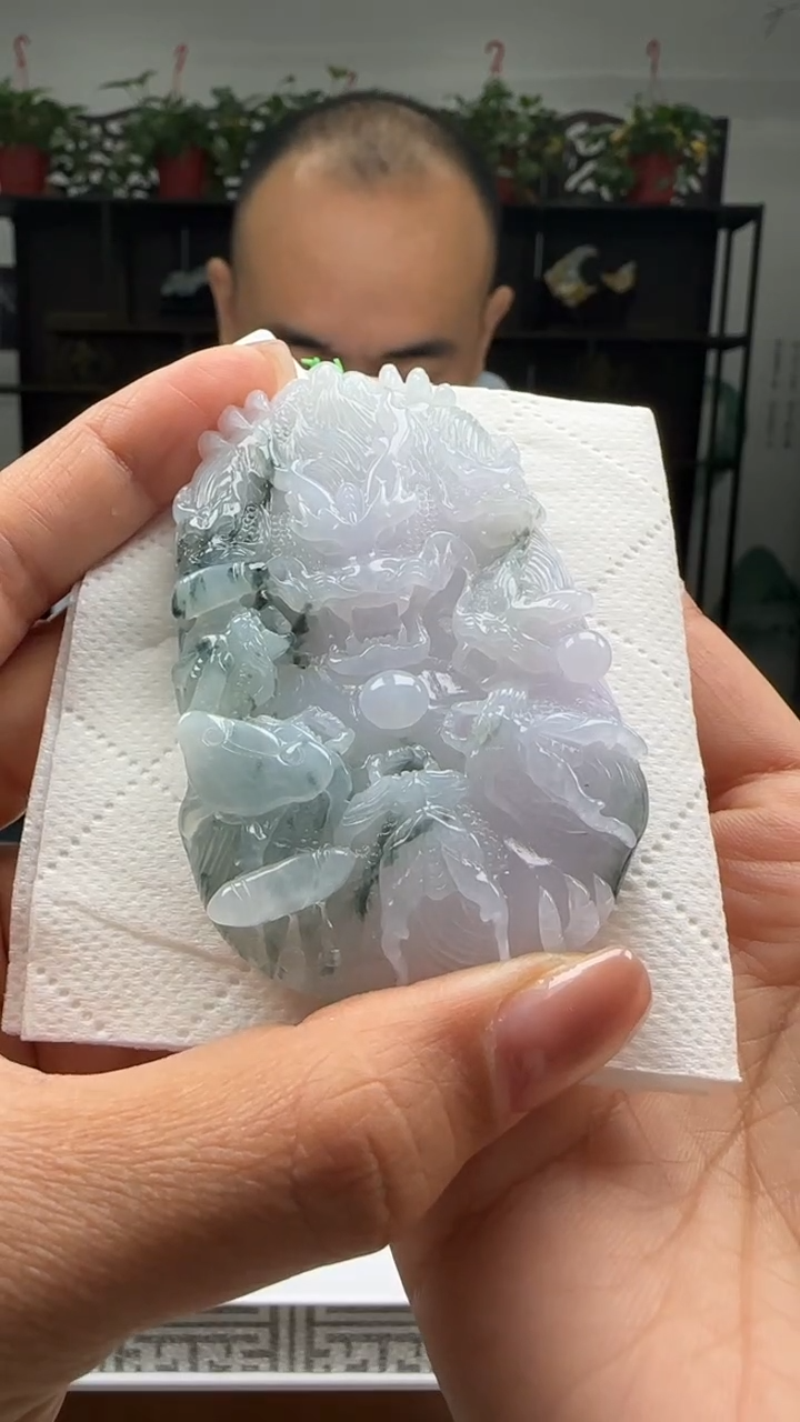 【闪购商品】翡翠颈饰未镶嵌天然翡翠A货吊坠