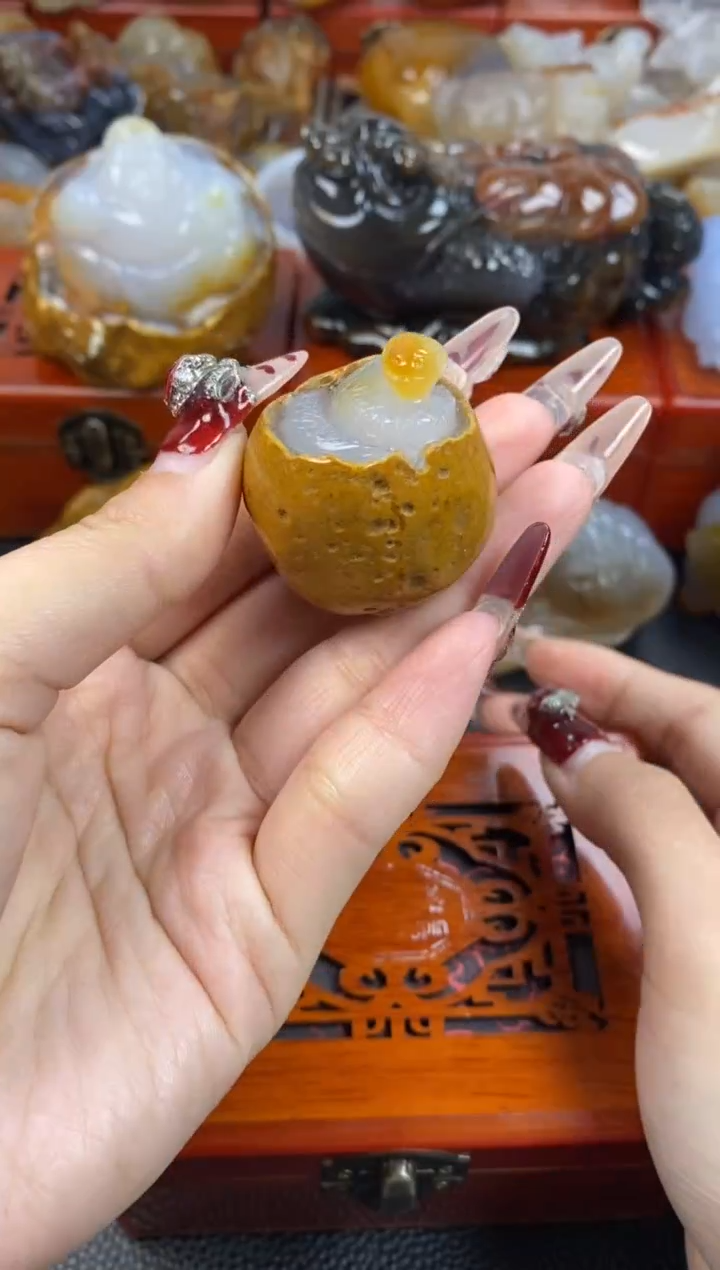 【闪购商品】玛瑙/玉髓手把未镶嵌1