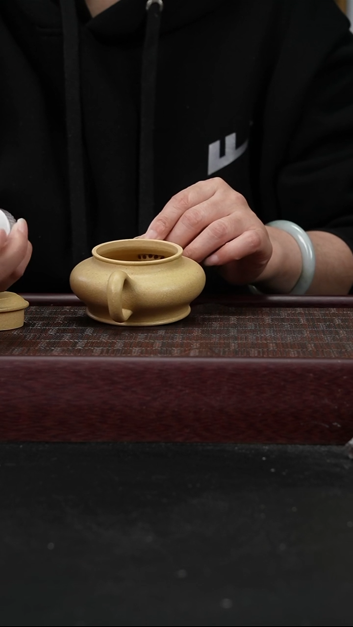 茶壶紫砂xj本绿虚扁