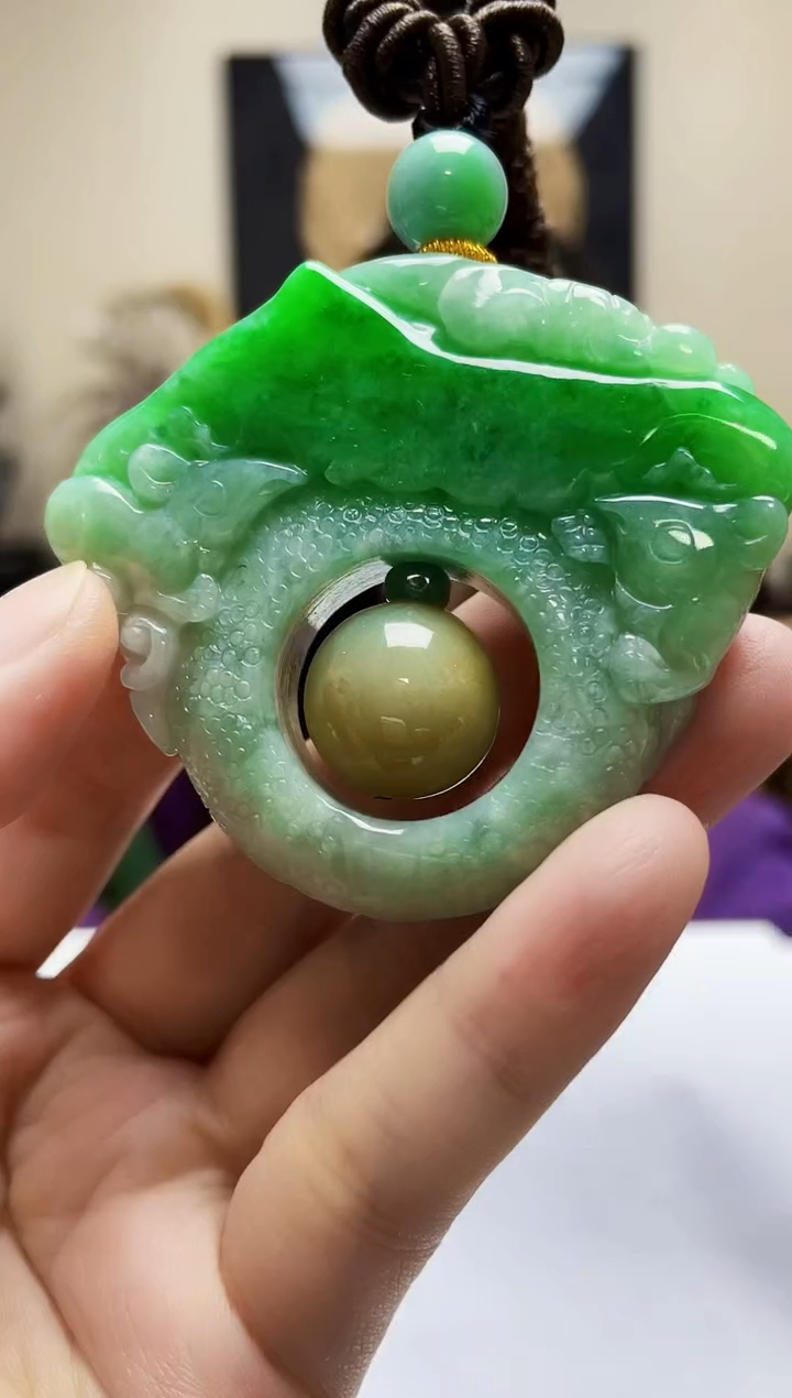 未镶嵌定制翡翠吊坠230