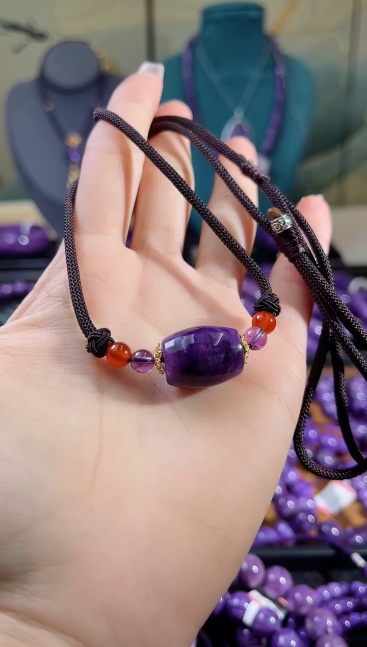 【闪购商品】查罗石（紫龙晶）吊坠未镶嵌.