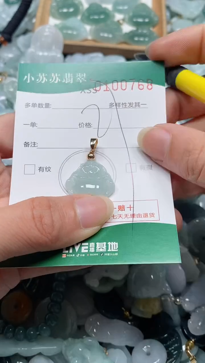 【闪购商品】翡翠颈饰未镶嵌闪购商品0100768