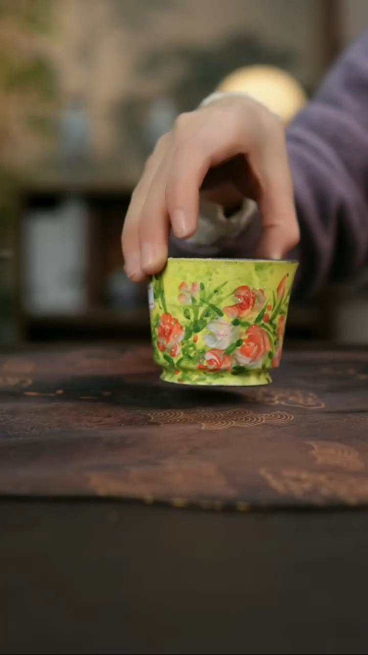 景德镇陶瓷杯碗柴烧多人