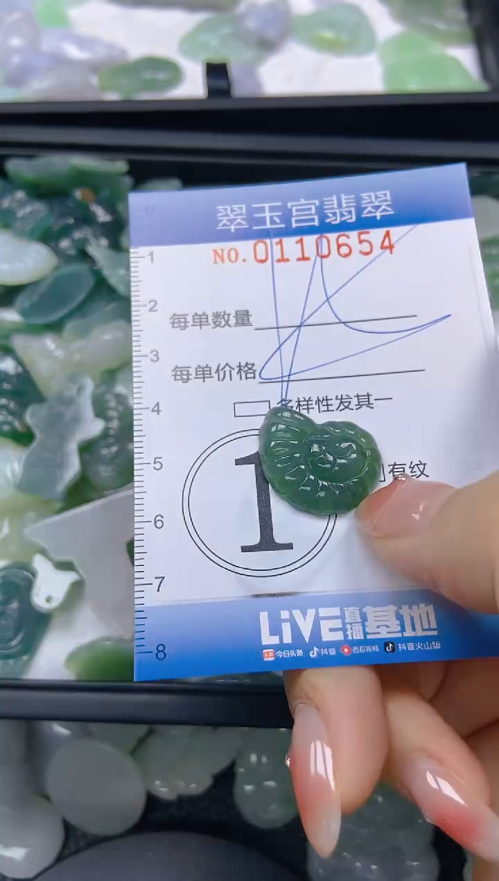 翡翠未镶嵌颈饰闪购0110654