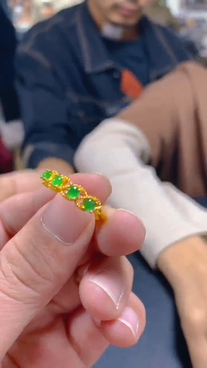 【闪购商品】翡翠戒指未镶嵌1051745255多样性发一