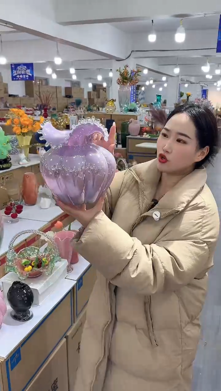 【闪购商品】无铅玻璃玖月花器S-品6