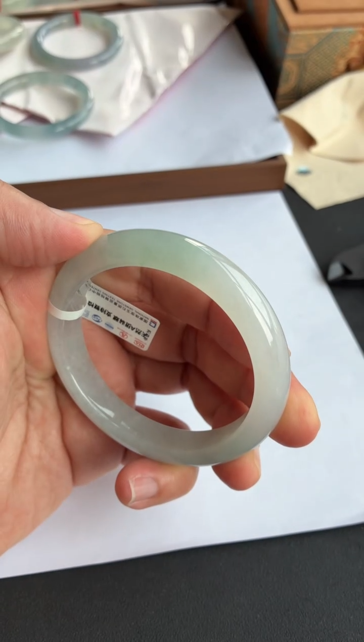 未镶嵌手镯翡翠11号58.4*12*8.7正圈