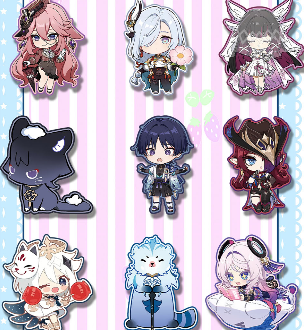 【原神】毛毡不织布挂件（插队专用） 阿趣文创 周边二创