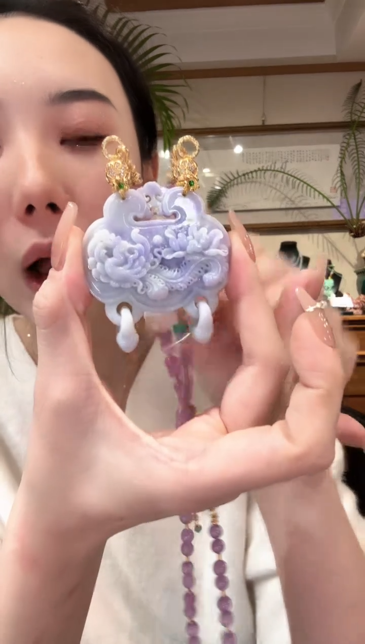 【闪购商品】翡翠颈饰未镶嵌国风