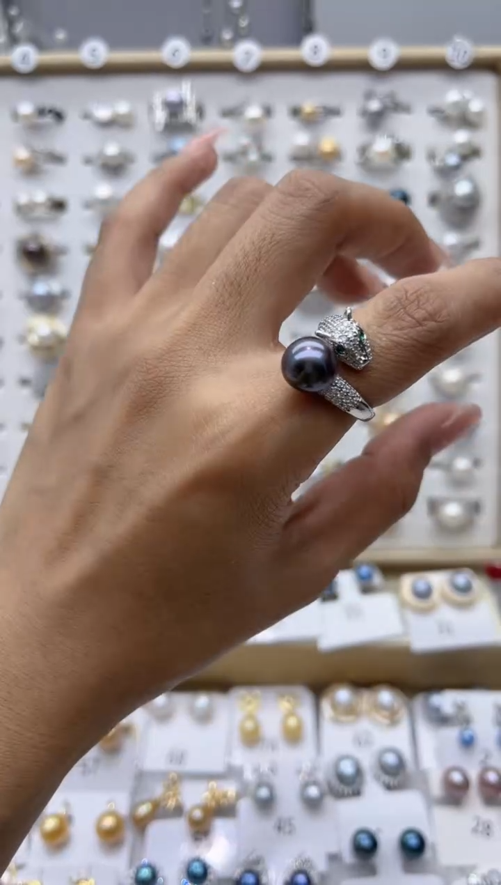 【闪购商品】淡水珍珠戒指合金56