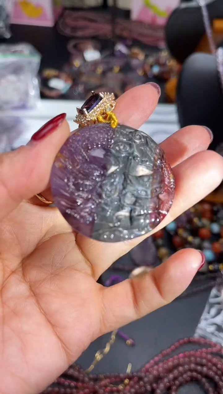 【闪购商品】水晶颈饰未镶嵌【百晶灵儿】天然水晶定制款