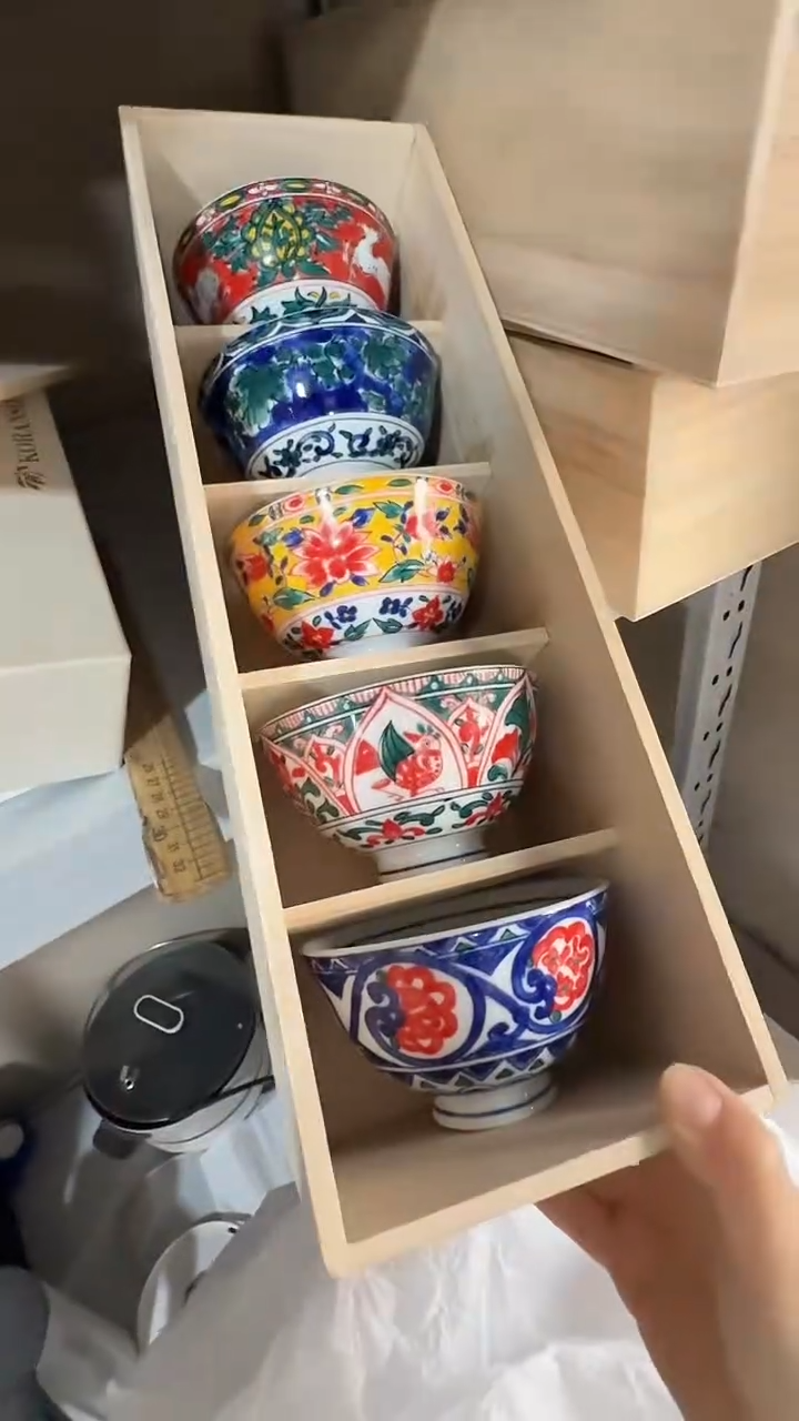 瓷片茉莉甄选开开盒碗