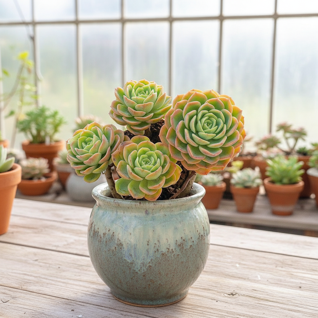 哈密瓜 脱土发 适合新手室内外好养的多肉植物