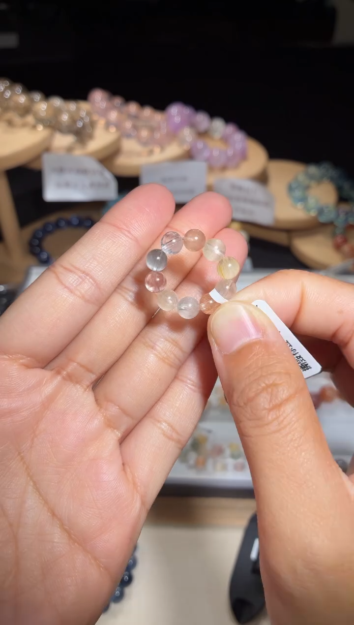 未镶嵌手链水晶17号多样性发一Z 5+