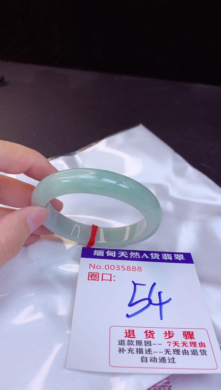 【闪购商品】翡翠手镯未镶嵌54+             