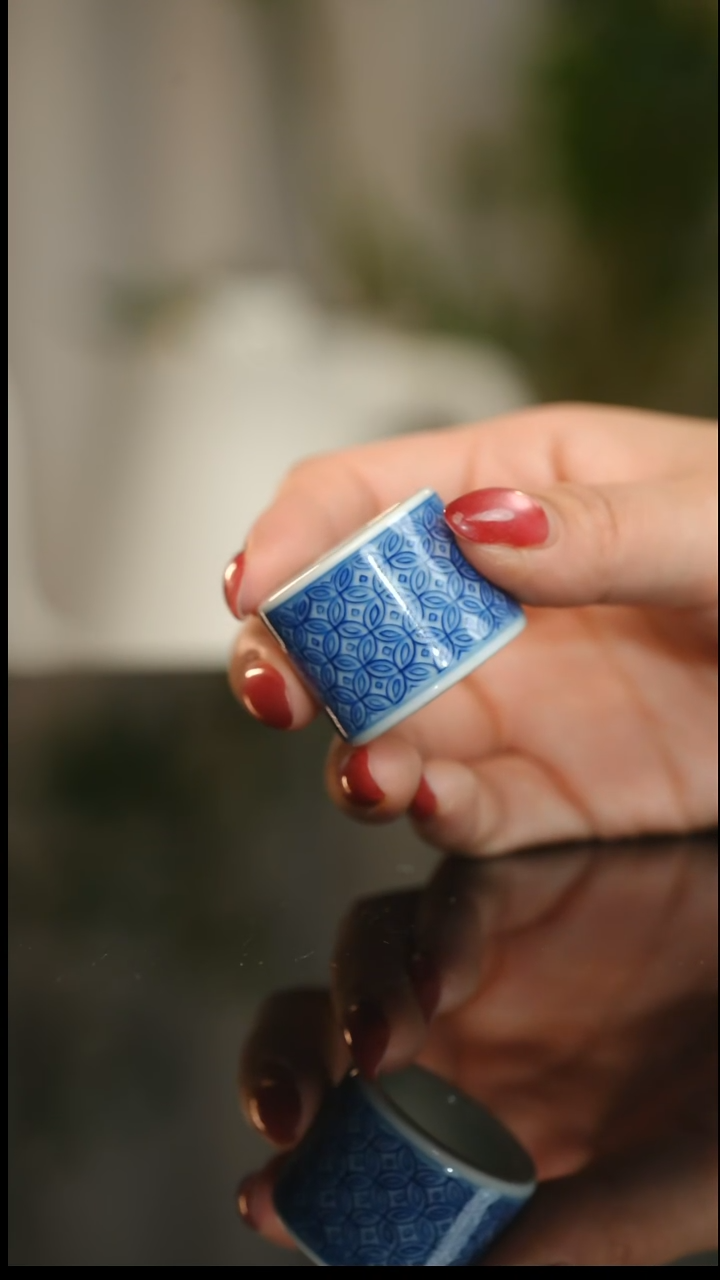 摆件陶铜钱纹板指11111