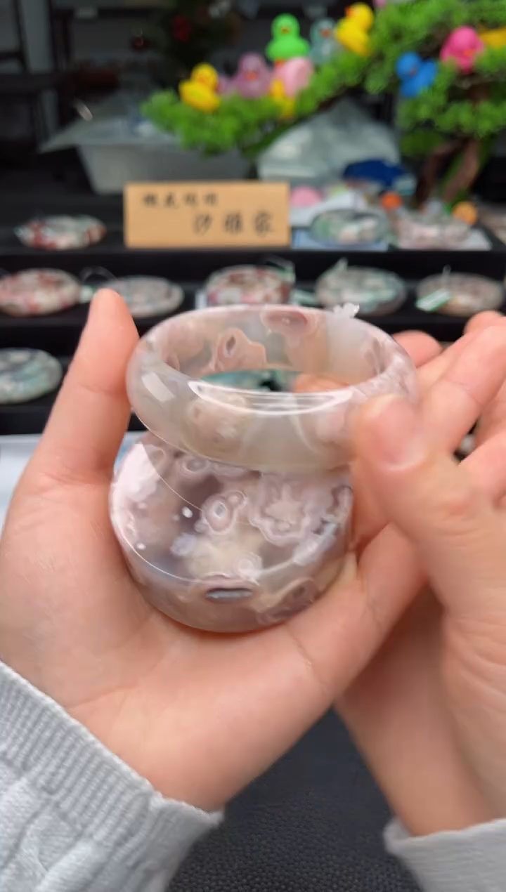 石英质玉未镶嵌手镯60圈口 （赠品镯心）6681271