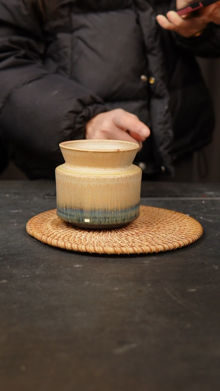【闪购商品】瓷片景德镇手工花盆