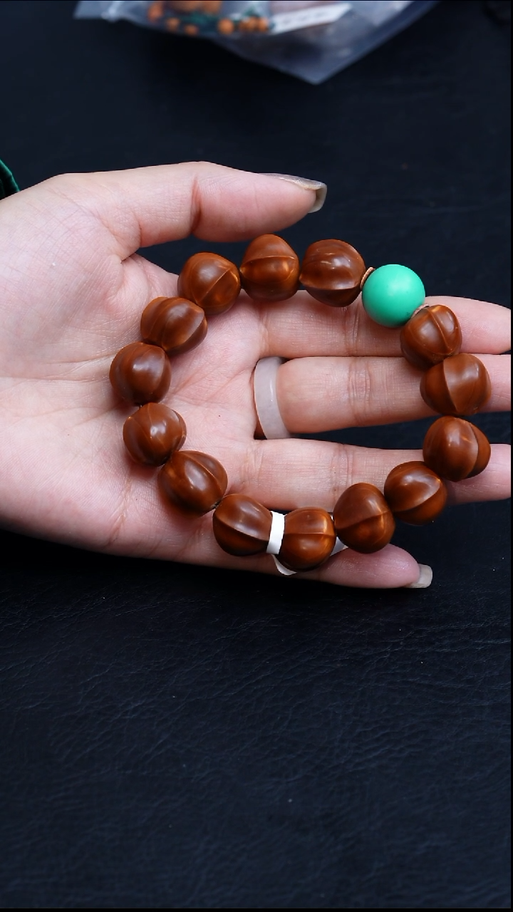 【闪购商品】橄榄核手串/手链15鲨鱼背