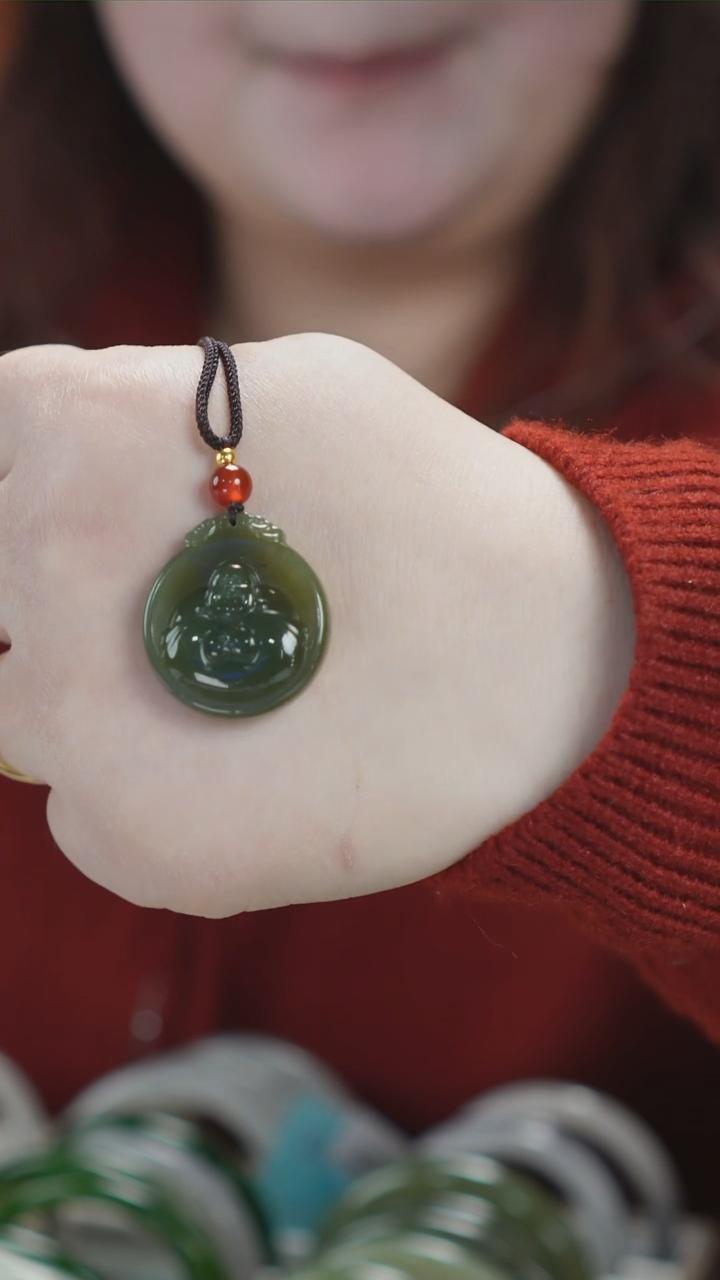 【闪购商品】和田玉颈饰未镶嵌天然和田玉拍一发一