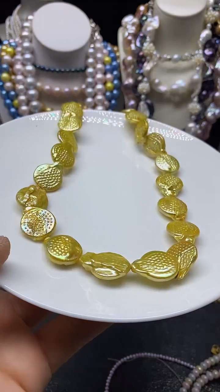 颈饰未镶嵌淡水珍珠多人