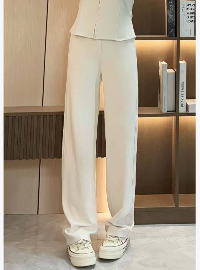  7021设计师款阔腿裤垂感显瘦气质休闲裤长裤