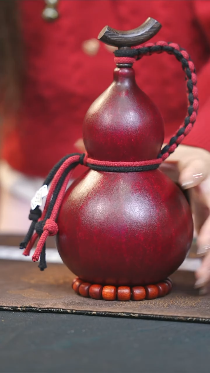 【闪购商品】WX157大漆酒葫芦不包手串及旋转底座