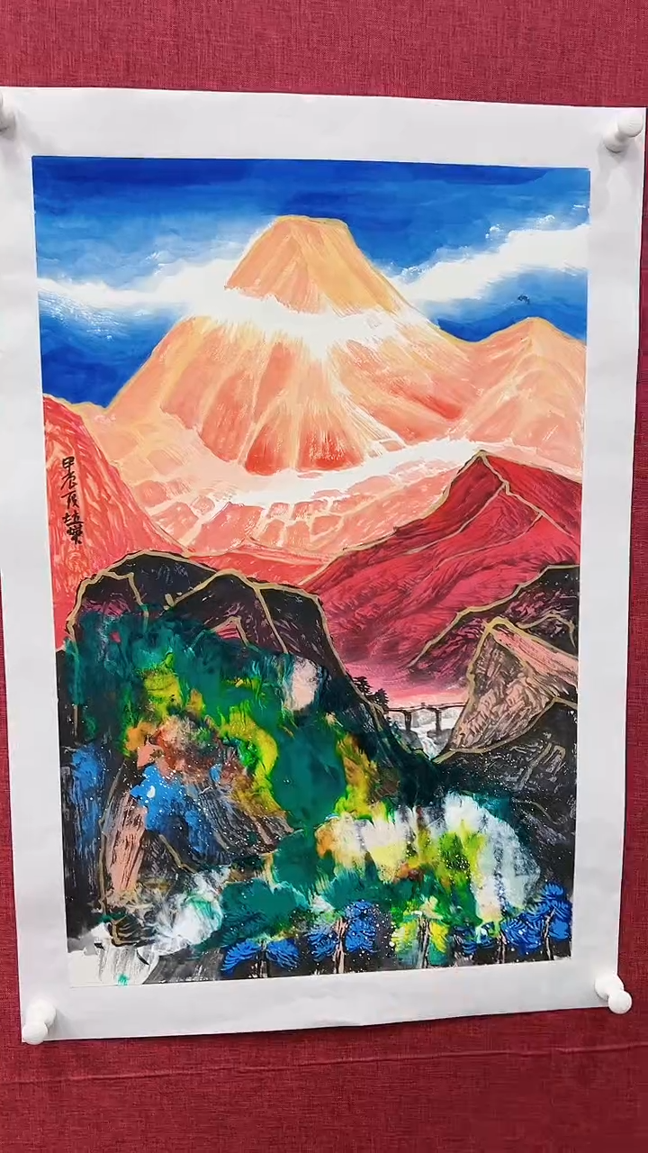 【闪购商品】绘画赵燮绘画2.7平尺抽象山水