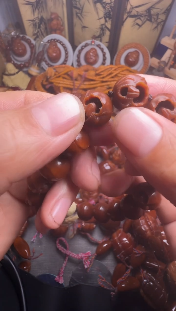 手串橄榄核无相佛一串