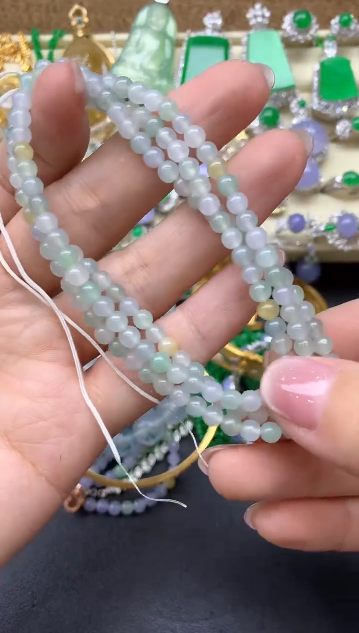 【闪购商品】翡翠手链未镶嵌177中国好珍宝