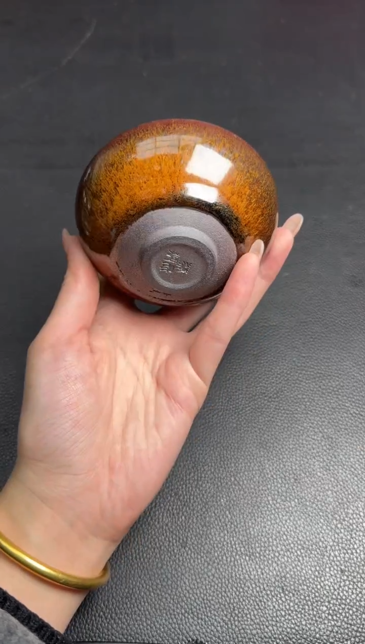 茶盏蔡炳昆柴烧盏157