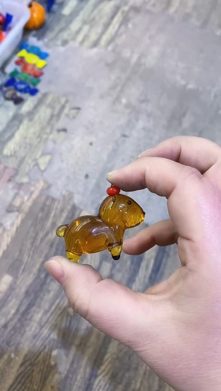 【闪购商品】琉璃手工艺品卡皮巴拉