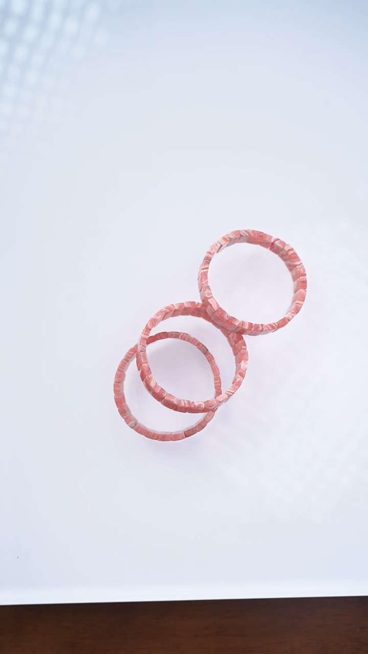 【闪购商品】菱锰矿（红纹石）手链未镶嵌q722 红纹石手牌多样性发一