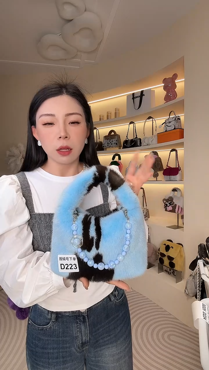 水貂毛【闪购商品】女包D223