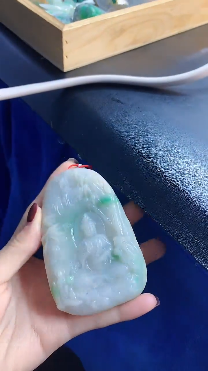 颈饰未镶嵌翡翠天然缅甸翡翠A货