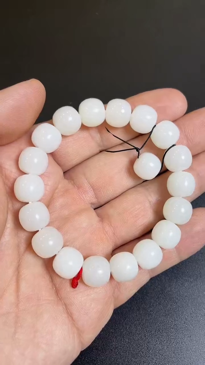 【闪购商品】和田玉颈饰未镶嵌和田玉新疆料羊脂白玉手串