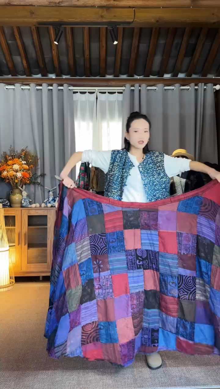 【闪购商品】设计师款一片拼接裹裙