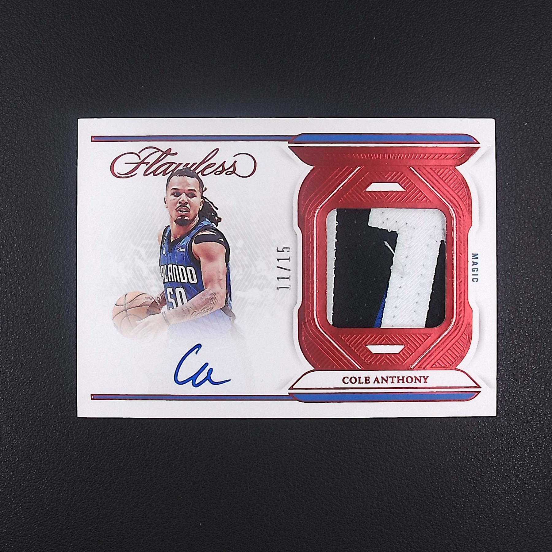 科勒安东尼 15编 手提 帕尼尼NBA国宝手提签字球星卡